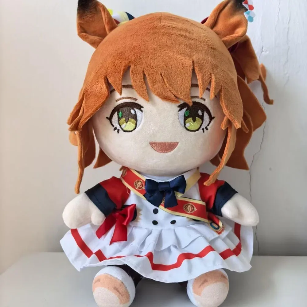 26x18cm Aston Machan Plush Doll Sitting Cute Charater Halloween Stuffed Toy Collect Decoration Christmas Gift Pillow Game Fan