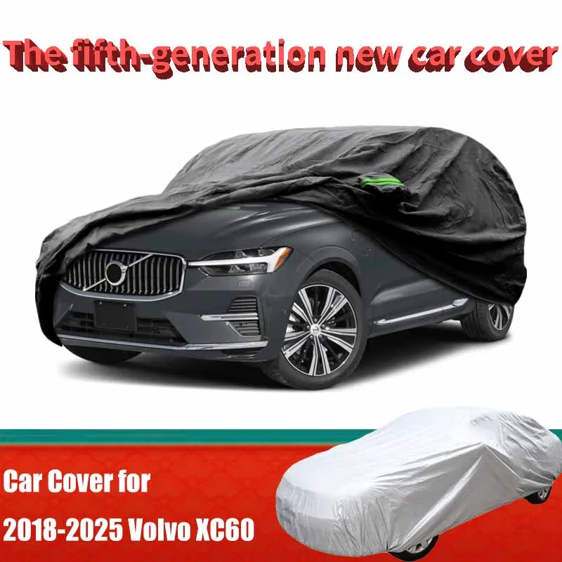 

Car Covers Custom Fit for 2018-2025 Volvo XC60 Waterproof All Weather for Automobiles Rain Snow Sun Protector Indoor Outdoor