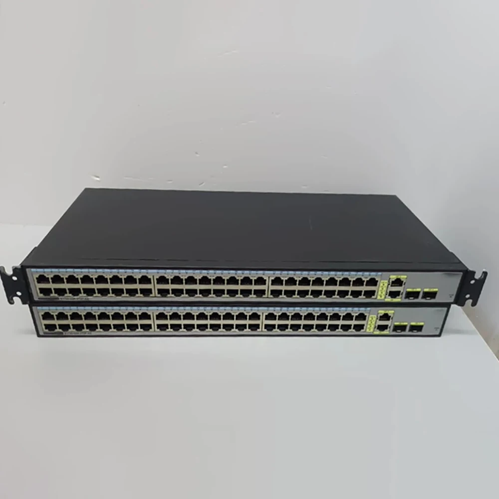 1pcs 48-port 100M Network Port 2 Network Port 2 Fiber Port Switch S1700-52R-2T2P-AC
