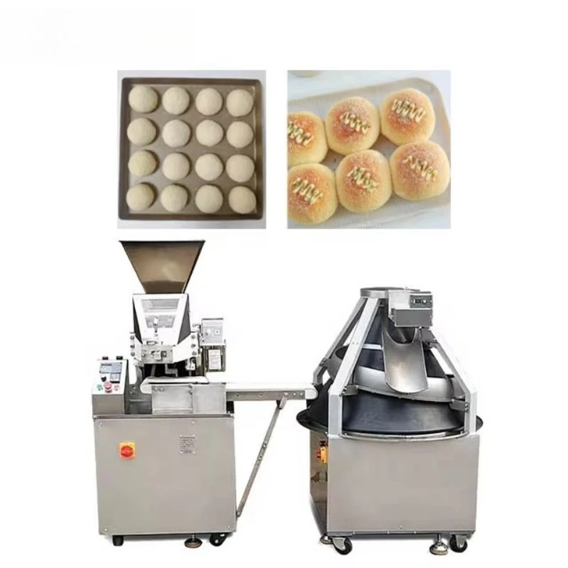 Wholesale Commercial Dough Divider Rounder Machine Bread Divider Pizza Dough Rolling Rounding for Bakery Custom