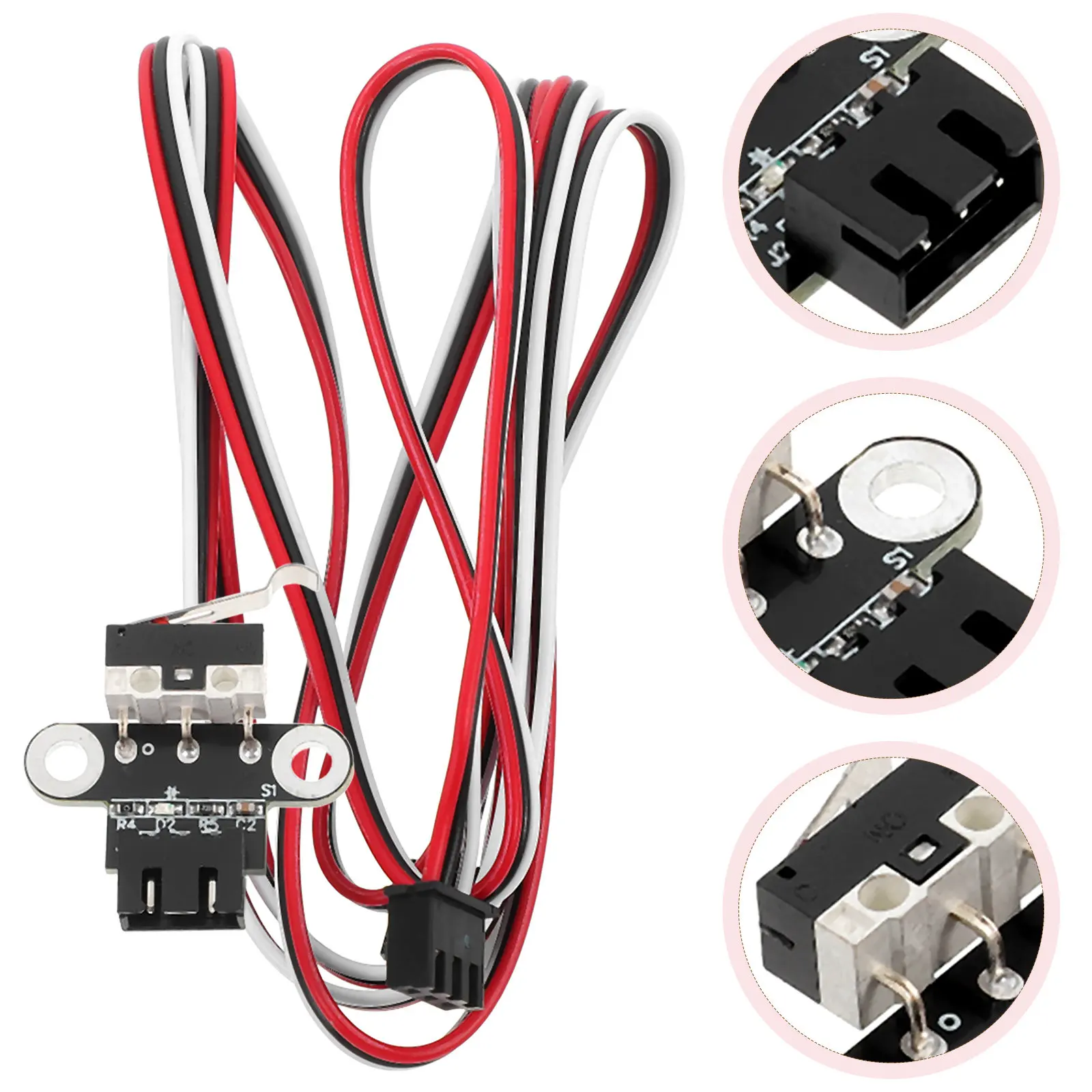 

Horizontal Mechanical Limit Switch for 3D Printer Sturdy Reliable Performance Simple Design Compact Size Printer Endstop Module
