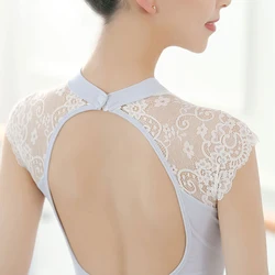 Ballet Leotard Lace Dance Leotard Adult Mock Neck Gymnastic Leotards Ballerina Ballet Dress Ballet Swimsuit for Women Costumes