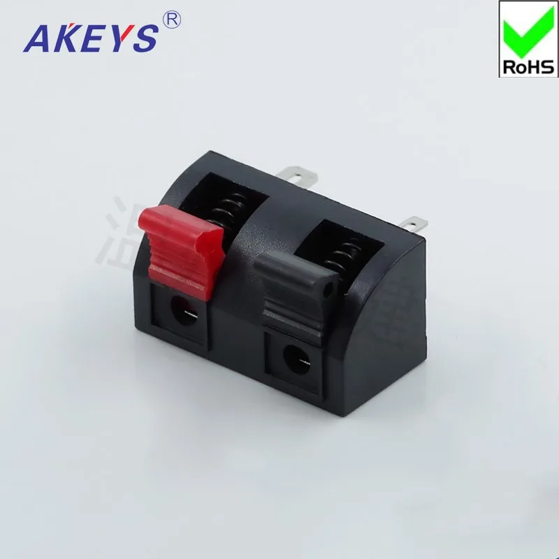 10 PCS Connection clip 2-bit high quality audio connection clip quick clip aging test clip WP2-29 square external wire holde