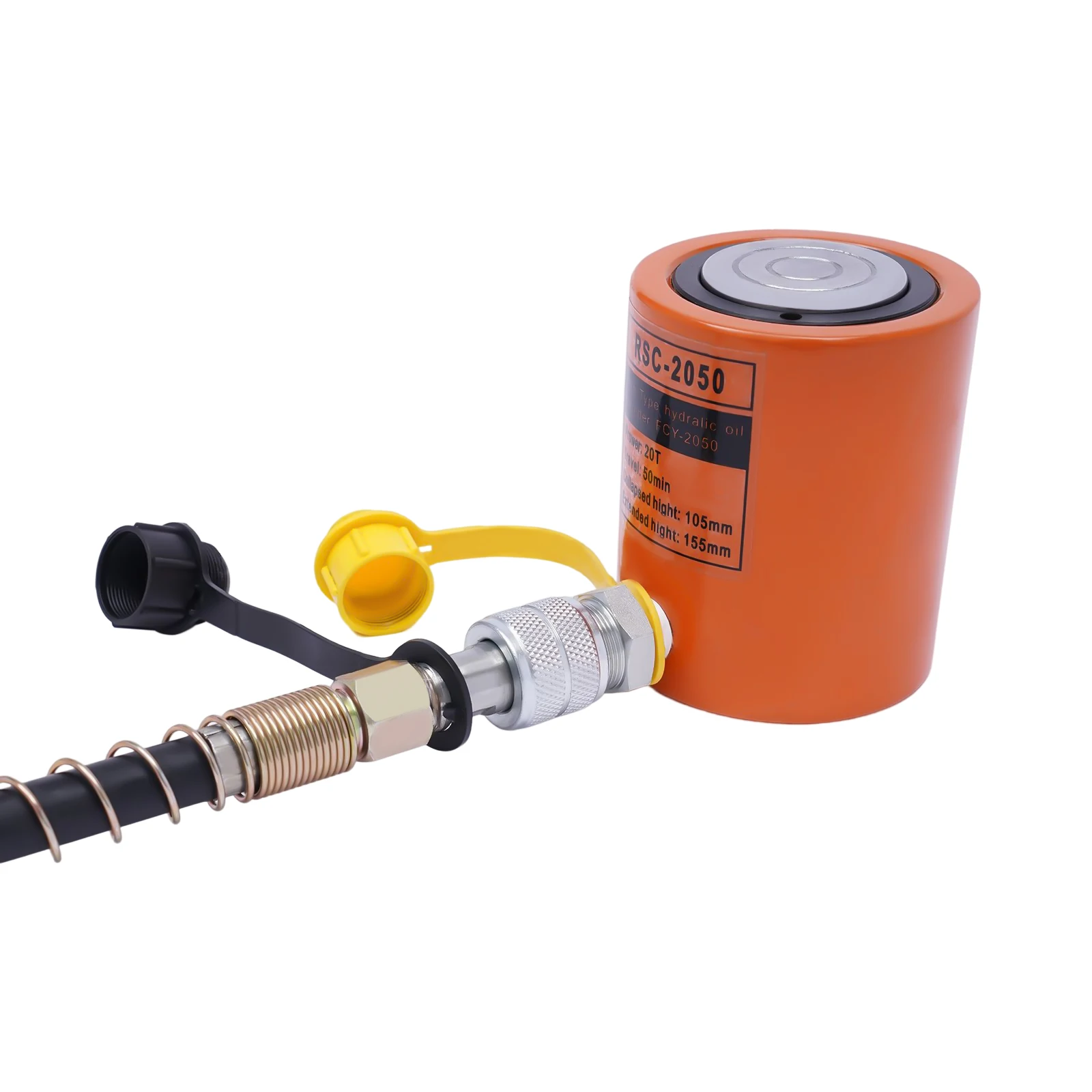 10T/20T hydraulischer Ram-Zylinderheber mit CP-180-Handpumpe. Ideal für Maschinen und Schiffbau, bietet zuverlässiges Heben.