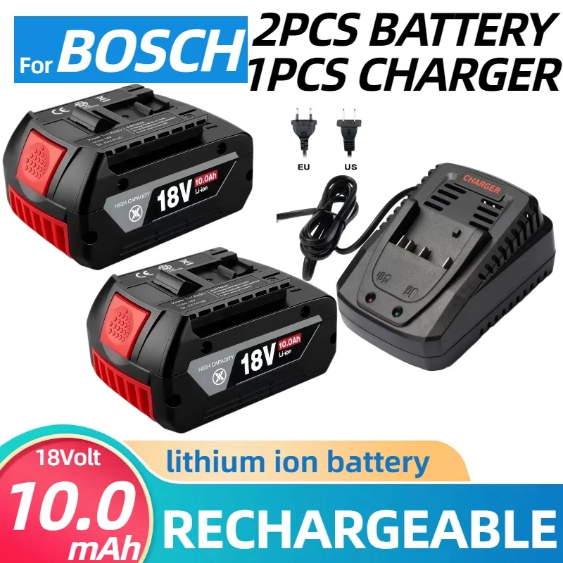 

For Bosch 18V 6.0Ah⚡lithium-ion battery BAT609 BAT618 replaceableProCORE18V+8.0Ah Professional for Boschtools+LED fuel light