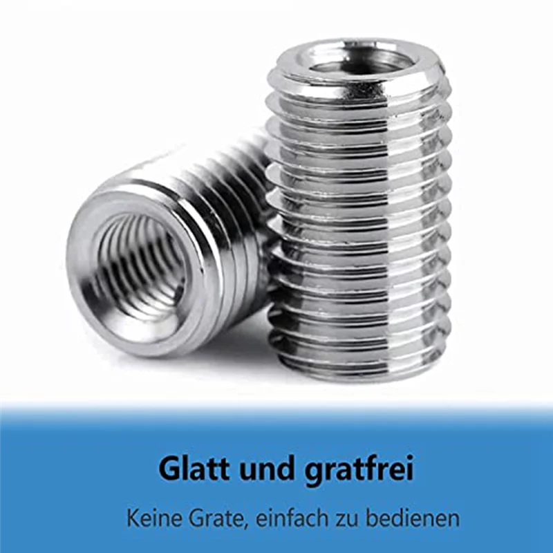 

PTST 20 Pcs Screw Sleeve Bolt Conversion Nuts Threaded Reducers Adapters M8 Male To M6 Female Thread