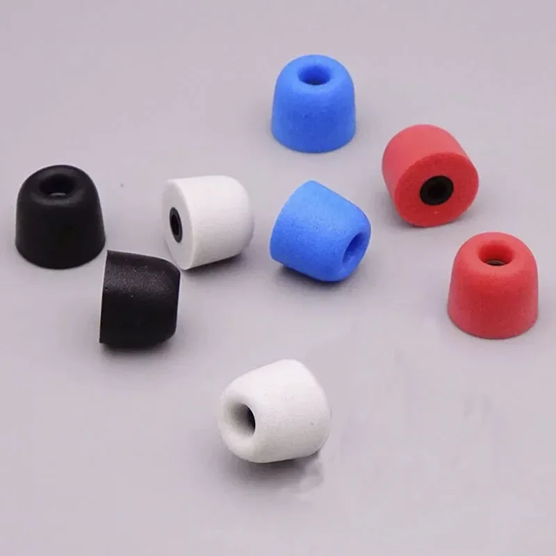 4.9ミリメートル1ペアソフト低反発イヤフォンイヤーマフkz qcy xiaomiヘッドフォンノイズアイソレーションイヤチップソニー、サムスンイヤホン