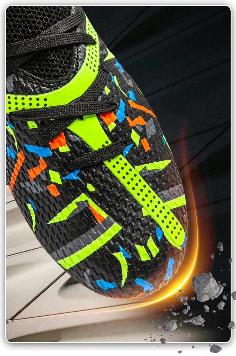 Neue Herren-Fußballschuhe Professionelle Outdoor-Sportschuhe Rutschfeste Trainingsschuhe Sneakers Rasen-Fußballstiefel Ultraleicht Unisex – Detail 8