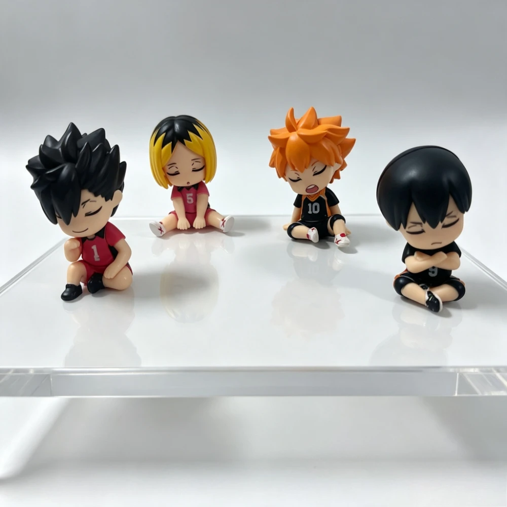 Haikyuu Mini Sitzende Figur PVC Anime-Charakter Puppe Desktop-Ornament Auto-Dekoration Sammlerstück Geschenk für Anime-Hobby-Fans – Detail 2