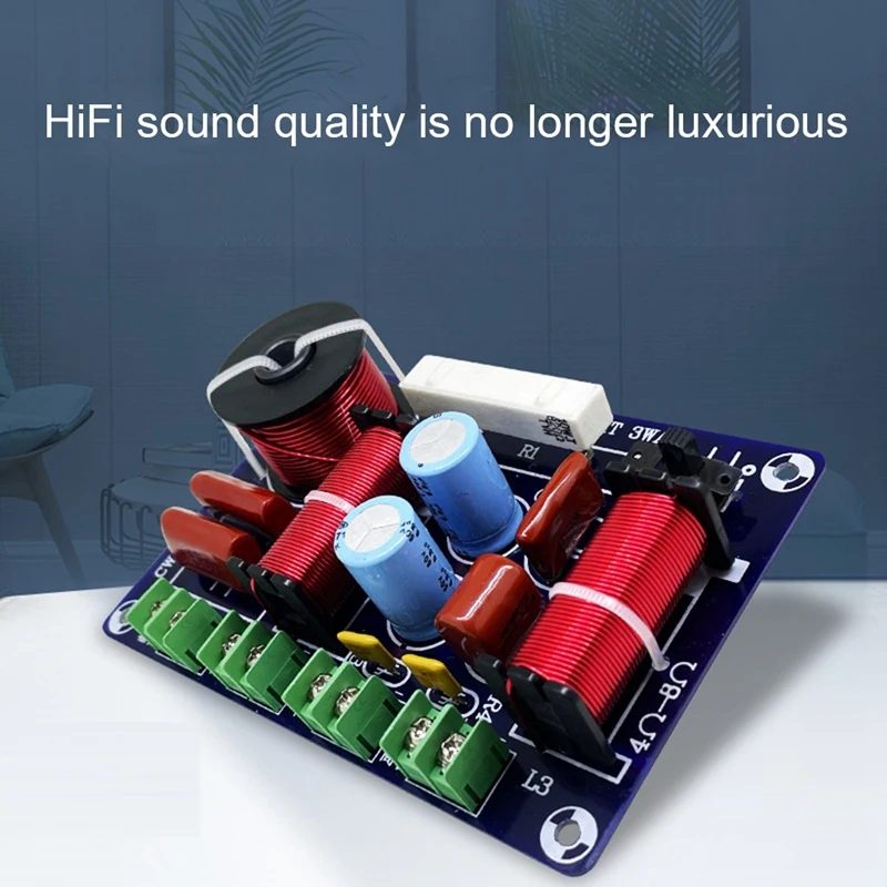 3 Way Frequency Divider Hi-Fi Crossover Audiophile Home Theater High Middle And Low Speakers Retrofit Crossov Crossover