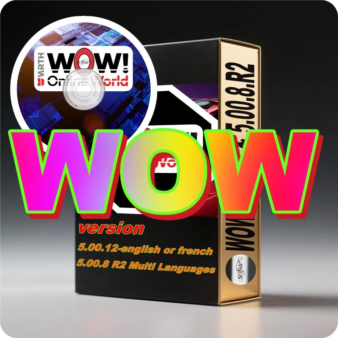 

WOW 5.00.12 diagnostics Software 5.00.8 R2 + Kengen French Spanish Polish Italian Serbian German Polish Dutch Czech Portuguese