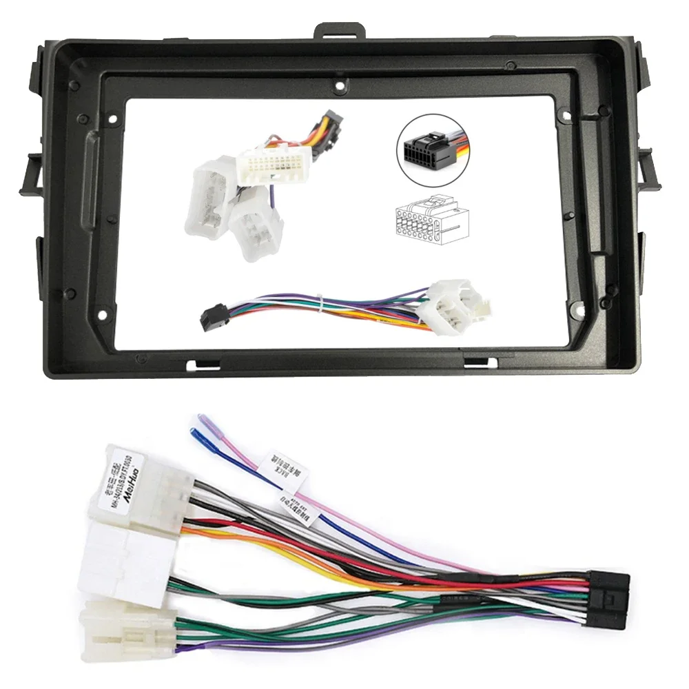 

9 Inch Android Car Radio Fascias For 2008-2010 TOYOTA COROLLA Stereo Player 2DIN Head Unit Dash Frame Panel Installation Trim