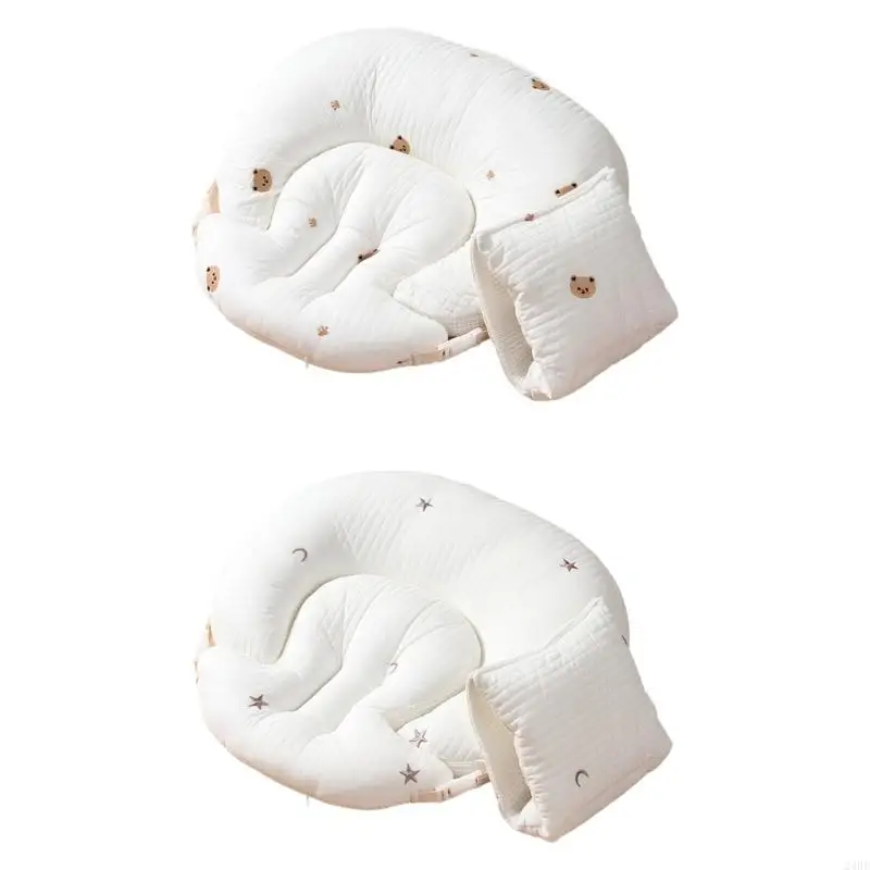 

Baby Wеdgе Pillow for Infant Toddlers Detachable Breathable Ergonomic Nursing Pillow for Sleeping Breastfeeding 24BE
