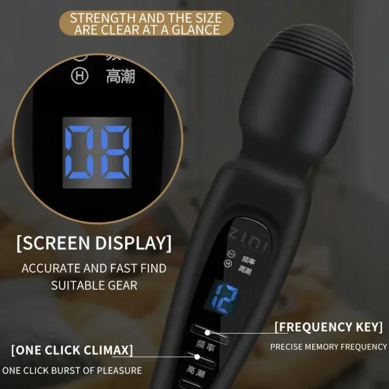 Sex Machine Powerful AV Magic Wand Vibrators for Women Dildo Adult Products Masturbation Clitoral Stimulation Massager Sex Toy - Image 5