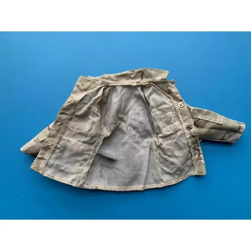 Vêtements de soldat couleur sable, échelle 1/6, manteau de Combat militaire américain moderne, modèle de veste pour figurines d'action de 12 pouces, jouet corporel