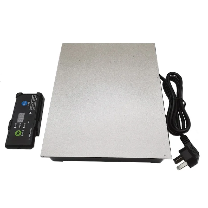 Built-in Invisible 2000W Stainless Steel Electric Induction Cooker Hot Pot Square Dining Table Remote Control Concealed Unit