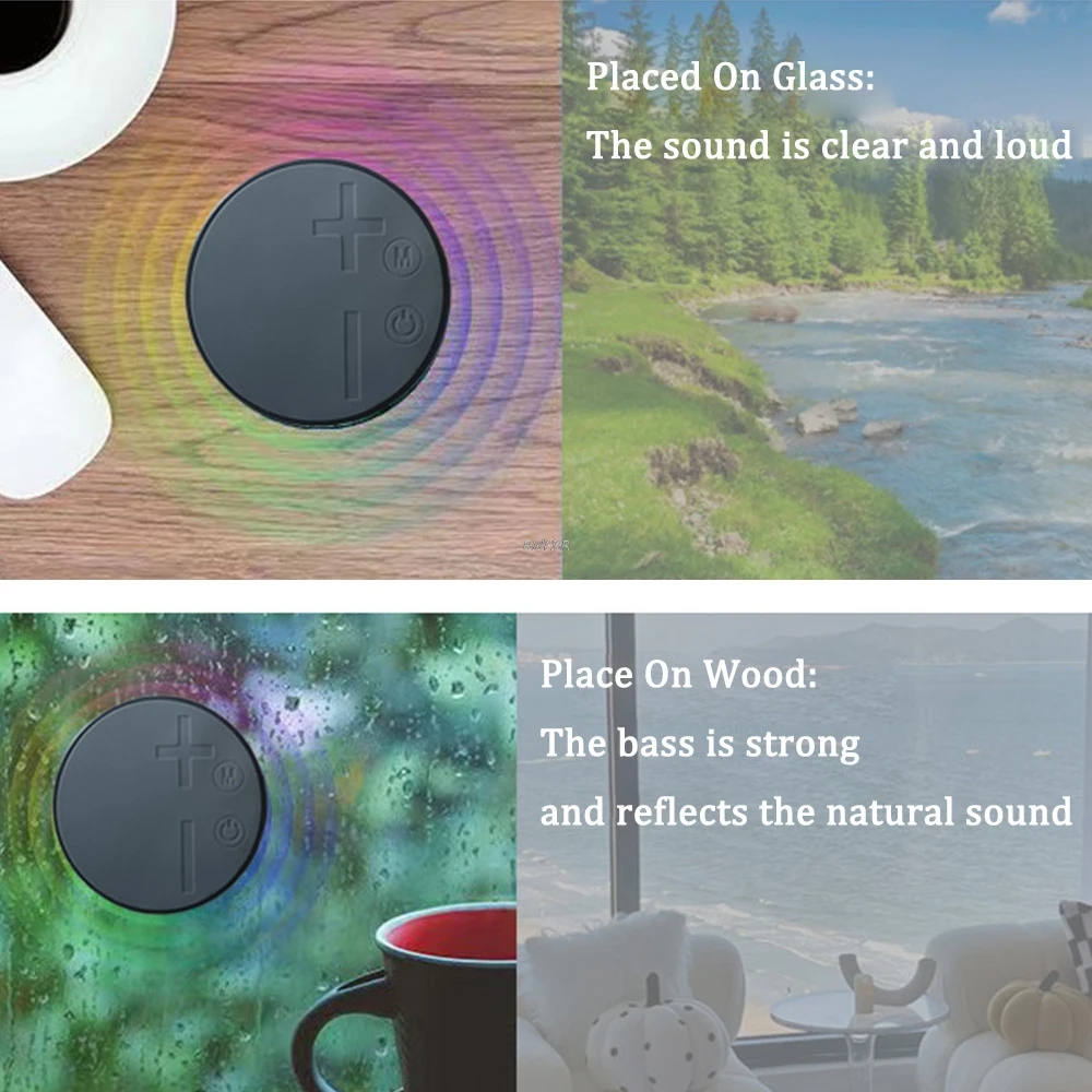 Grande alto-falante de condução óssea sem fio tws bluetooth alto-falantes suporte tf cartão jogar música subwoofer caixa de som estéreo dropshipping