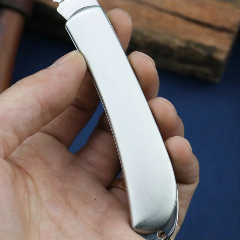 Imagem -04 - Mini Folding Stainless Steel Pocket Knife Kitchen Fruit Knife Sharp Pocket Outdoor Viagem Portátil Inox Camping