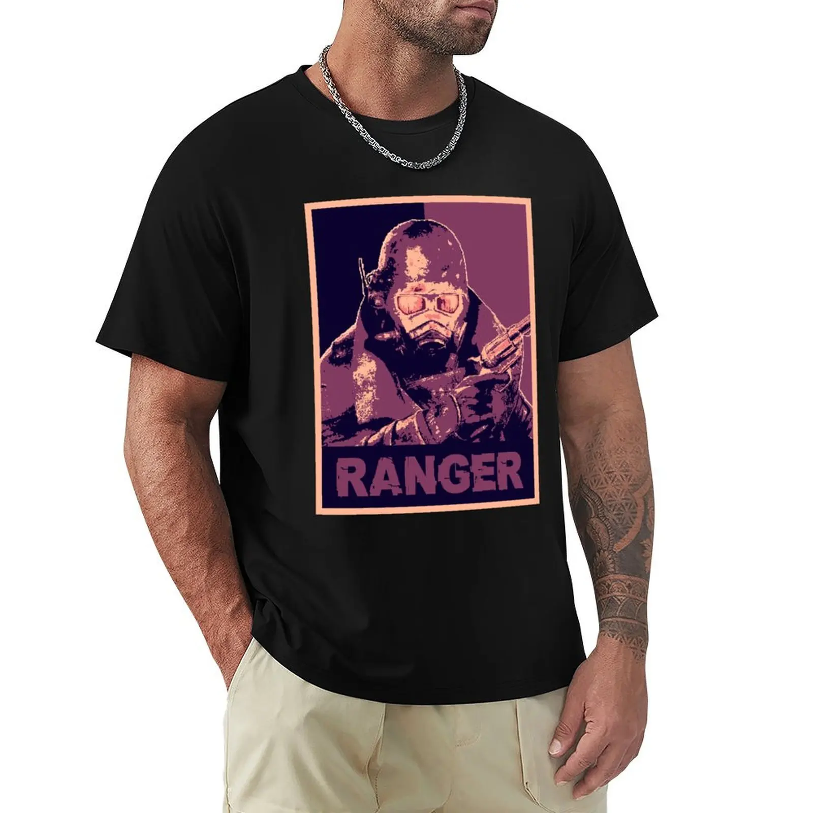 NCR Veteran Ranger T-Shirt Fashion Print Casual Short Sleeve