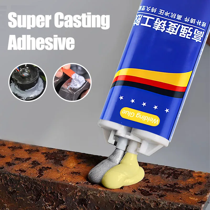 20~300g AB Glue High Strength Metal Repair Welding Sealant High Temperature 2 In1 Magic Plastic Repair Industrial Weld Tools