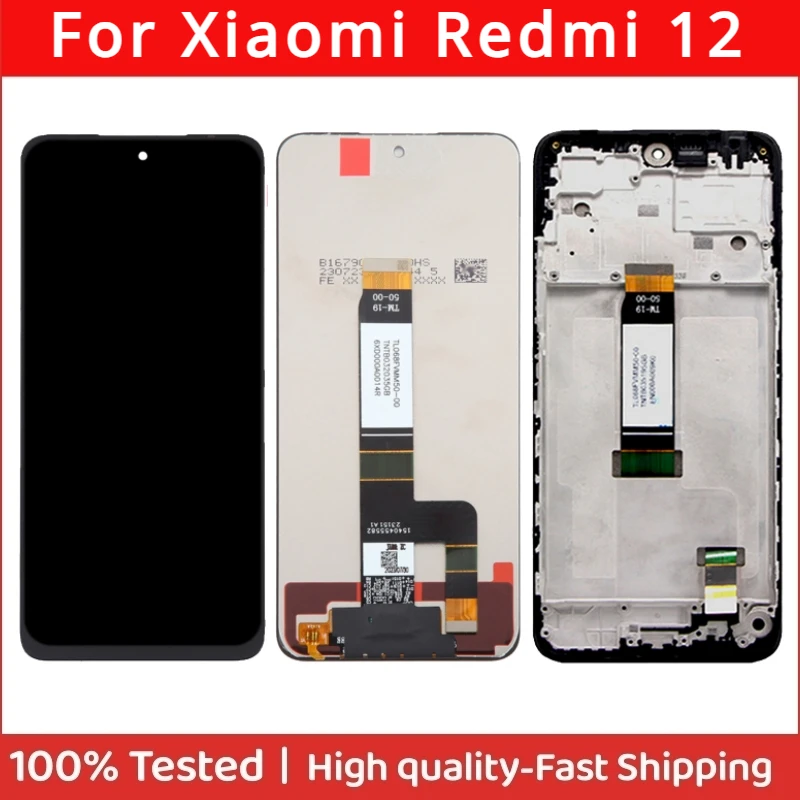 

6.79" IPS For Xiaomi Redmi 12 23053RN02A LCD Display Touch Screen Digitizer Assembly