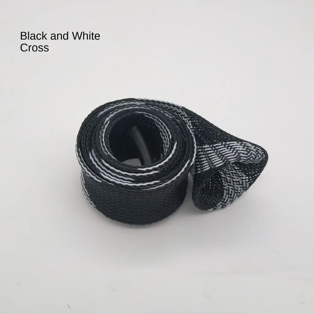 

Braided Mesh Pole Sock Braided Mesh Protector 30mm*170cm Colorful Fishing Rod Protector Scalable PET Spinning Rod Sleeve