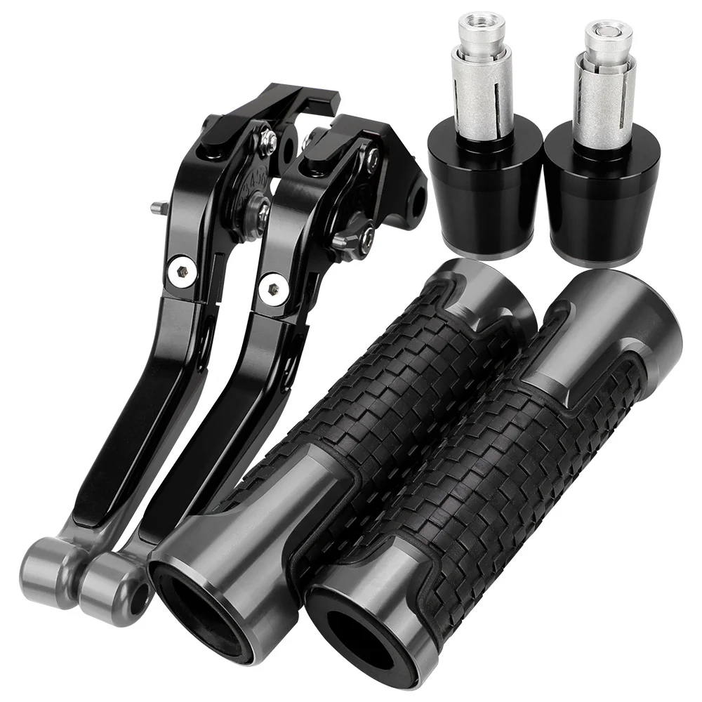 

TDM900 Motorcycle Aluminum Brake Clutch Levers Handlebar Hand Grips ends For Yamaha TDM 900 TDM900 2004-2014 2013 2012 2011 2010