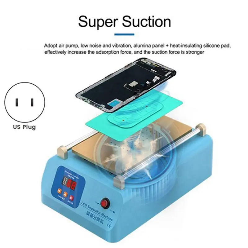 AT93-فاصل شاشة الهاتف يدعم فصل شاشة LCD أقل من 8 بوصات لدرجة الحرارة المعدلة من 50 إلى 130 ° C الولايات المتحدة التوصيل #3