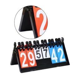 Tabletops Scoring Board Portable Tabletops Scoreboard Flippers MultiSports Score Scoreboard Easily Score Keepers