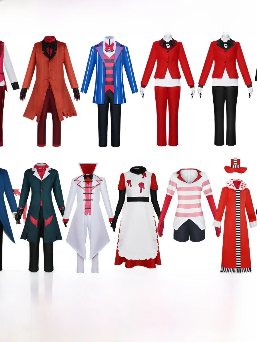 

Новый сценический костюм Hell Hotel Blitzocosplay на Хэллоуин, женский традиционный этнический сценический костюм, весна 2024,