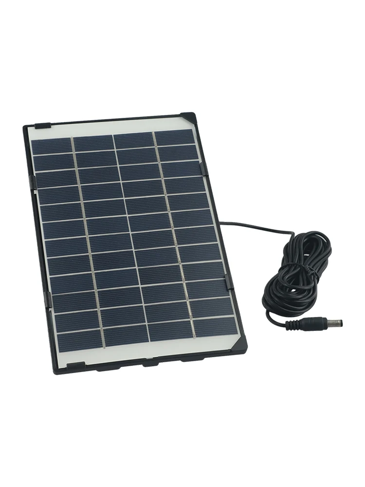 6W 12V Polysilicon Solar Panel 210x135mm Portable Energy For Outdoor Camera Fan Garden For Lighting And Renewable Power Supply