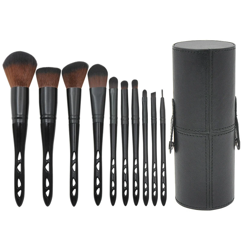 10pcs Makeup Brushes Set Cosmetic Foundation Make Up Brush Kit High Quality Eye Shadow Women Men Foundation Make Up Beauty Tool