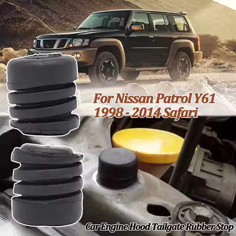 Car Engine Hood Tailgate Rubber Stop Mount Bush Buffer Cushion For Nissan Patrol Y61 1998 1999 2000 2001 2002 2003 - 2014 Safari