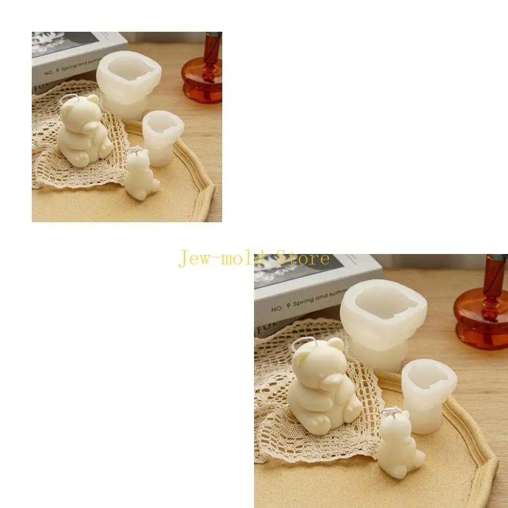 

C71B Epoxy Handmade Soap Mold Bear Decoration Mold for DIY Soap Decorations