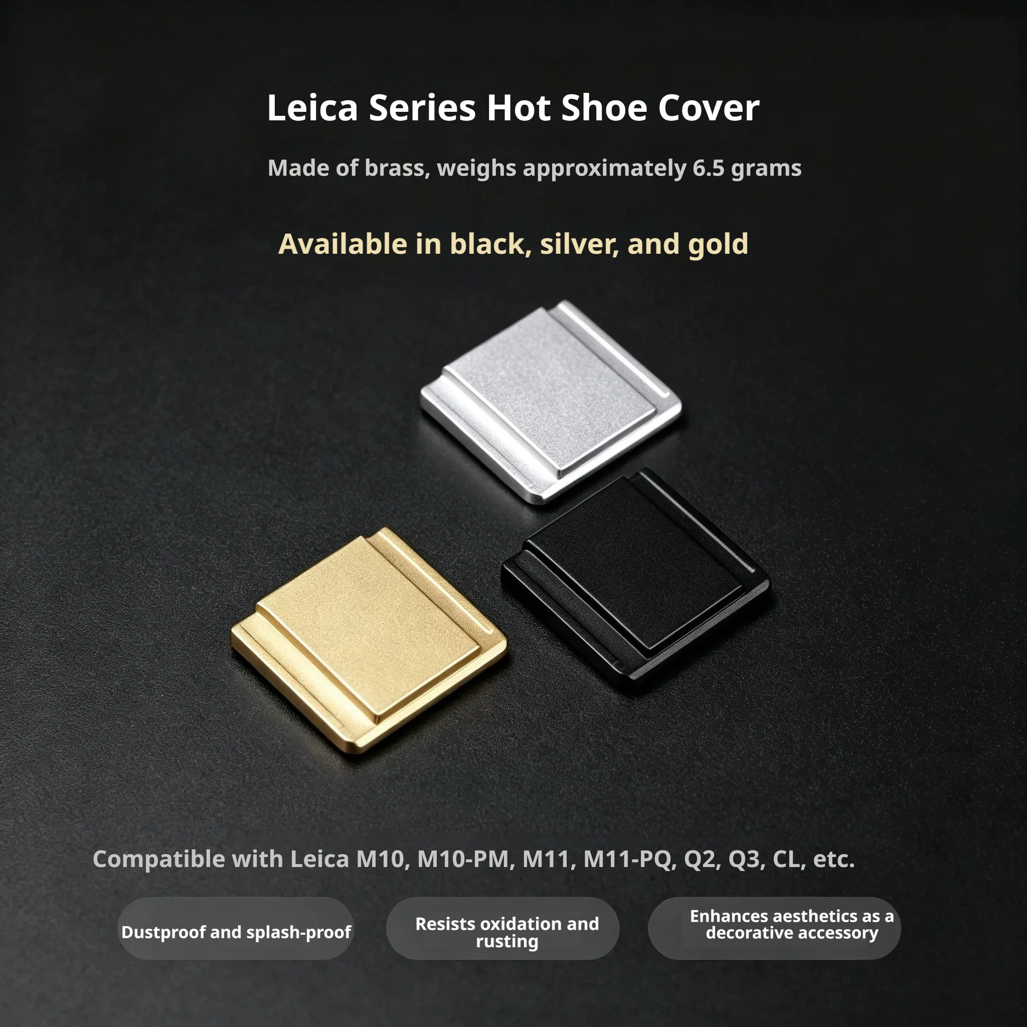 Camera Hot Shoe Cover Is Suitable For Leica M10 M10-P M11 M11-P Hot Shoe Protective Cover Q2/3 And CL Hot Shoe Cover Accessories