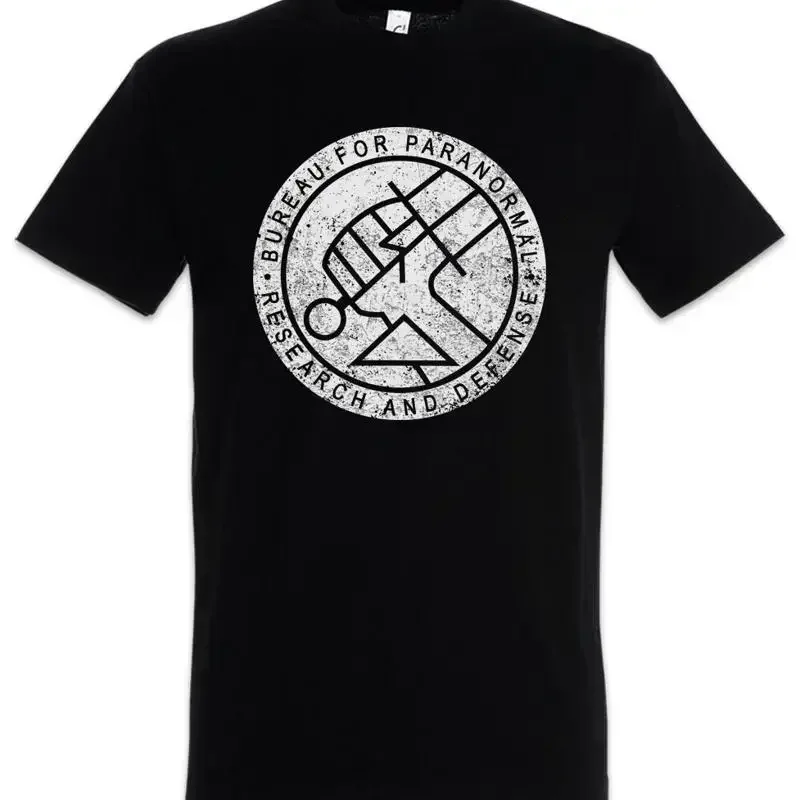 BUREAU FOR PARANORMAL RESEARCH AND DEFENSE BPRD Hellboy Logo T Shirt