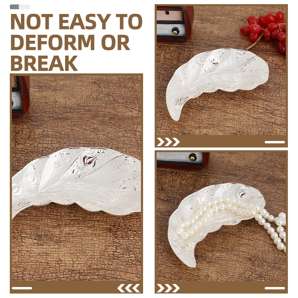 

Fruit Vintage Jewellery Dish Color Storage Tray Trinket Dish Jewellery Tray Storage Box Leaf Shape Ring Holder Container