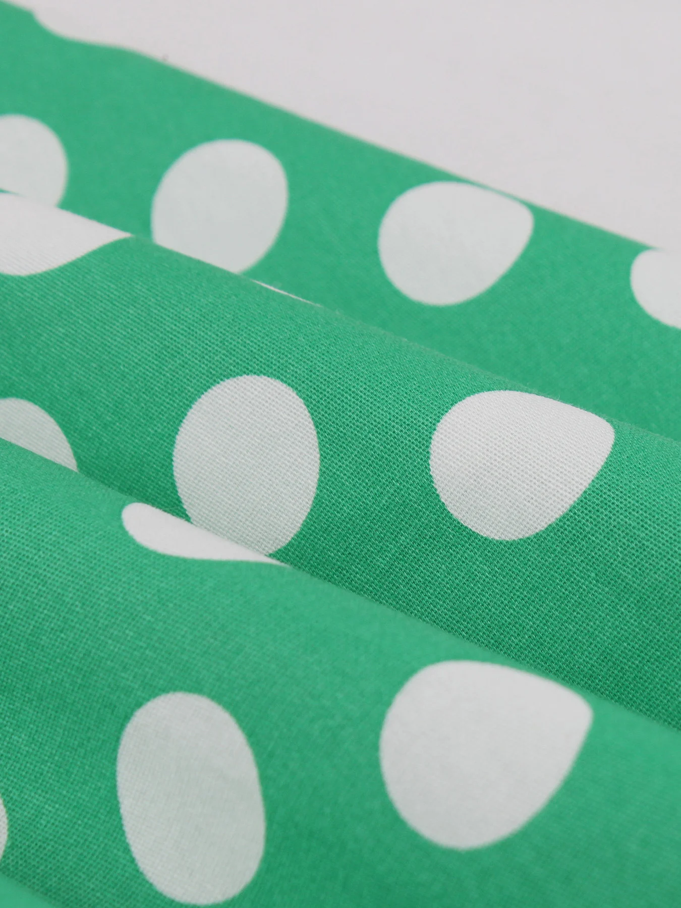 Tonval Abiti vintage anni '50 con cinturino per spaghetti a pois per le donne Abiti da festa Abito in cotone verde svasato e vestibilità senza schienale