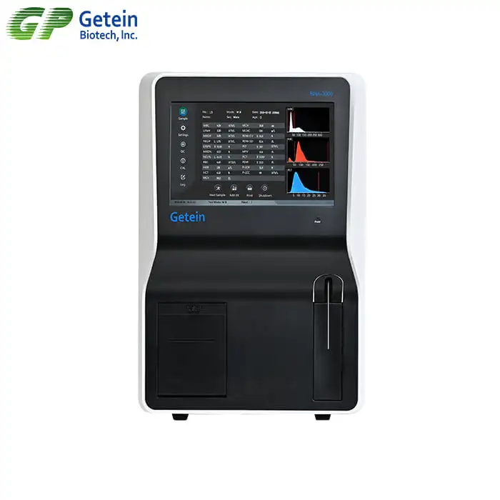 Getein Hematology Analyzer BHA-3000 3 Part Differential Blood Test Automated Blood Analyzer