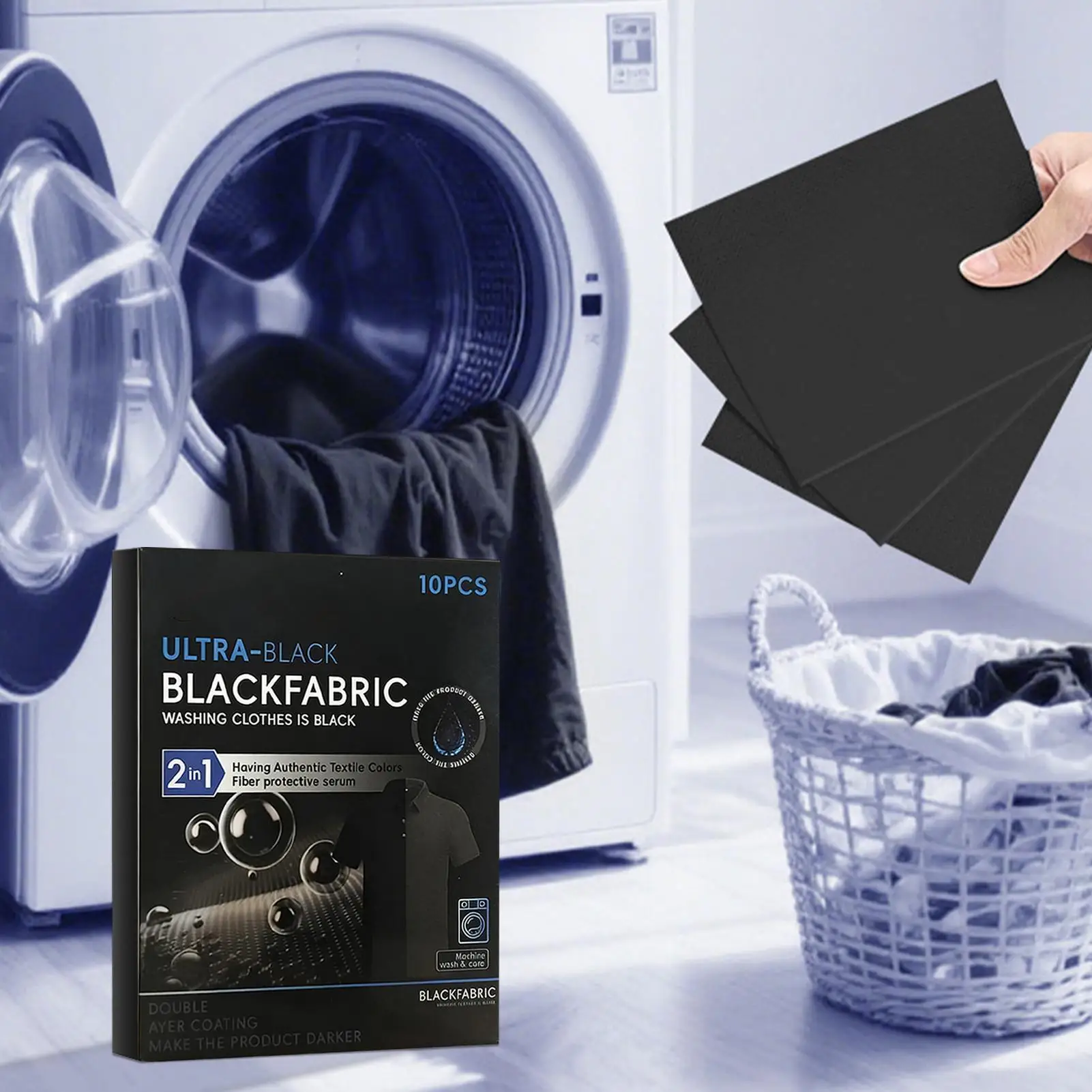 Laundry Color Refresher Tablets Gentle Ingredients Strong Coloring Power Bring Back Original Hue For Various Garments At Home