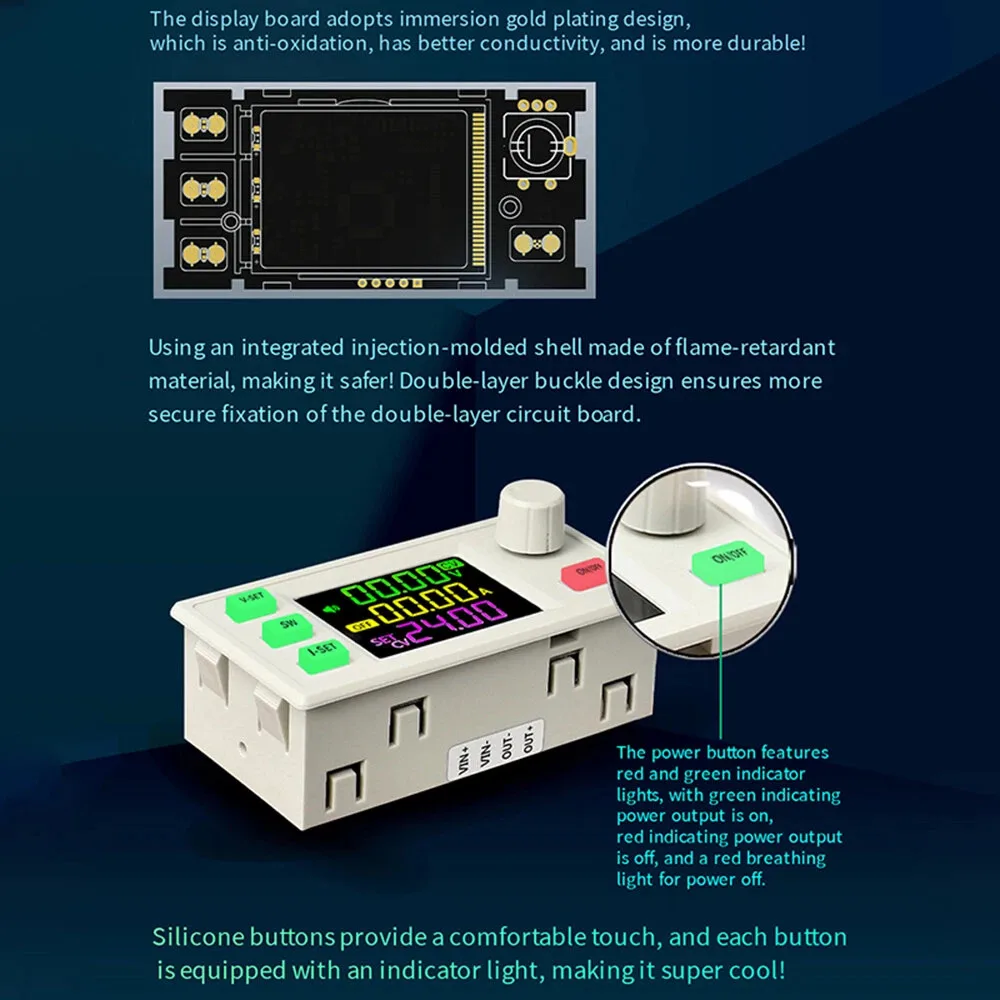 XY6020LV CNC DC Voltage Current Regulator 0-60V 0-20A 1200W for Solar System Integration and Industrial Power Applications