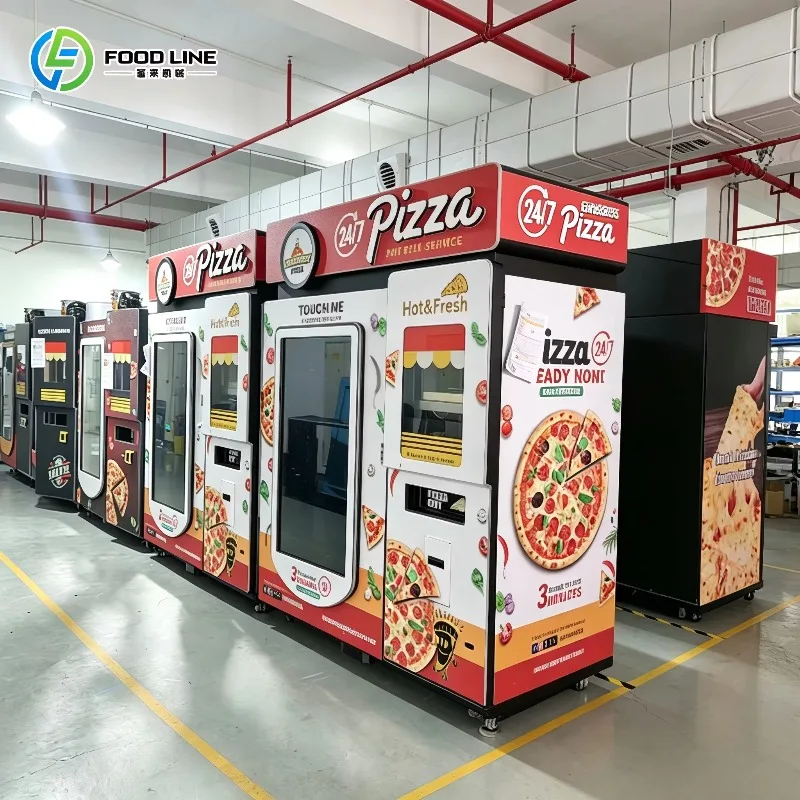 Automatic Robot Hot Food Vending Machine Factory Price Smart Fully Automatic Custom Pizza Machine For Sale