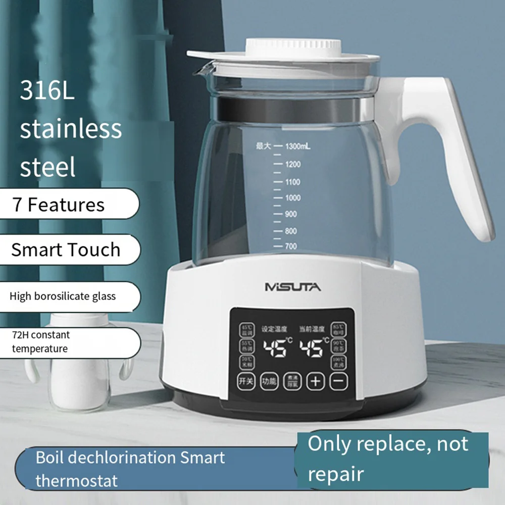 1.3L niemowlęcy termostatyczny czajnik elektryczny dla niemowląt Regulator mleka inteligentna izolacja podgrzewacz mleka