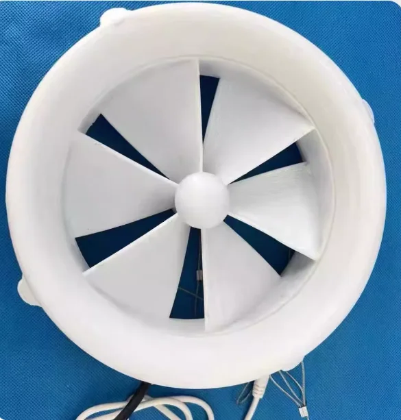 Outdoor Generator USB Charger Dual Purpose Hydroelectric Generator Wind Driven Generator DIY Household 12V Turbine Generator