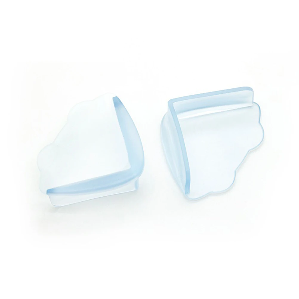 4 قطع من غطاء زاوية الطاولة الآمن لوسائد حماية الطفل مع شريط لاصق لحواف الأثاث في المنزل