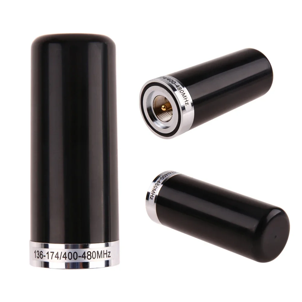 

Short Dual Band UHF/VHF Antenna Aerial HH-N2RS PL-259 for Car Mobile Radio Gain Rod Gain Socket 144/435MHz Antenna