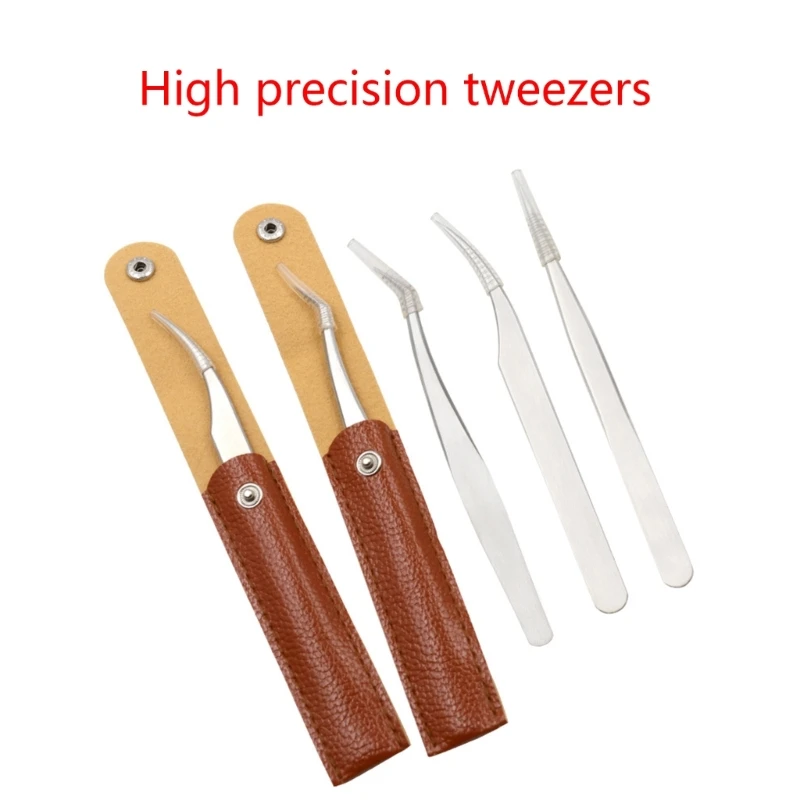 Pinzette in acciaio inossidabile per l'elettronica Sodlering Jewelry Watch Making Tool Dropship