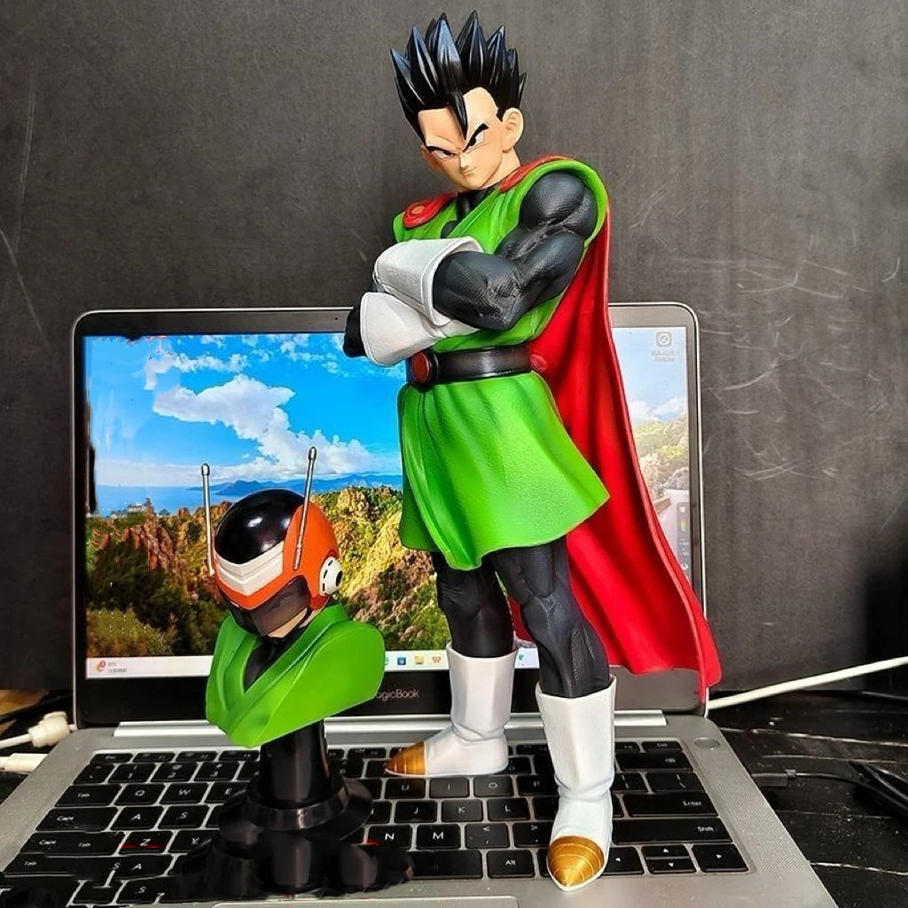 

33cm Dragon Ball Anime Peripheral Son Gohan Super Saiyan Action Figures Saiyaman Collection Pvc Model Desk Decor Toys Gifts