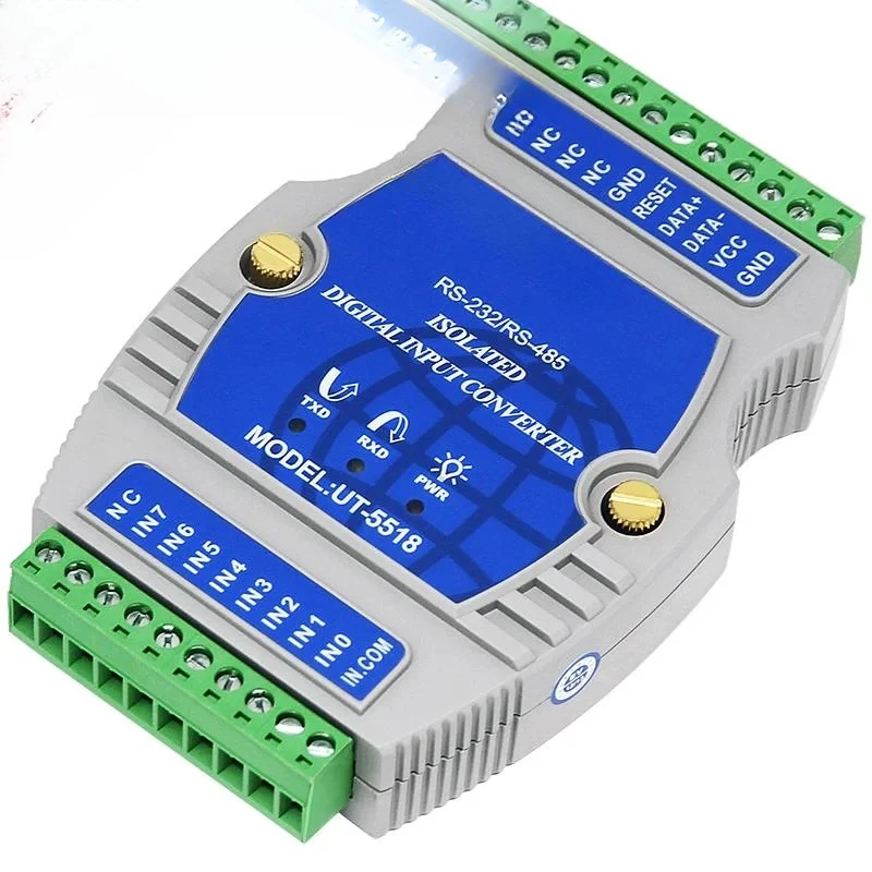 

Digital 8-channel wet contact I/O input module optoelectronic isolation UT-5518
