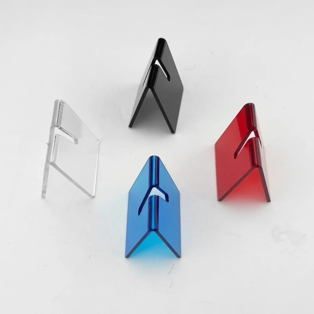 Multifunctional Acrylic Knife Display Stand, Portable Desktop Holder, Suitable for Placing Pocket Knives - 1 Piece